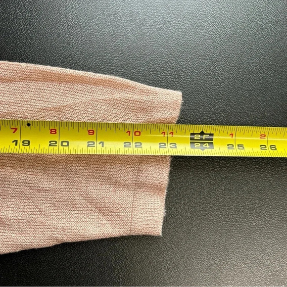 Sparkle Metallic Shirt Cardigan Set Large Peach Jewel Career Office‎ Elegant - Picture 10 of 13